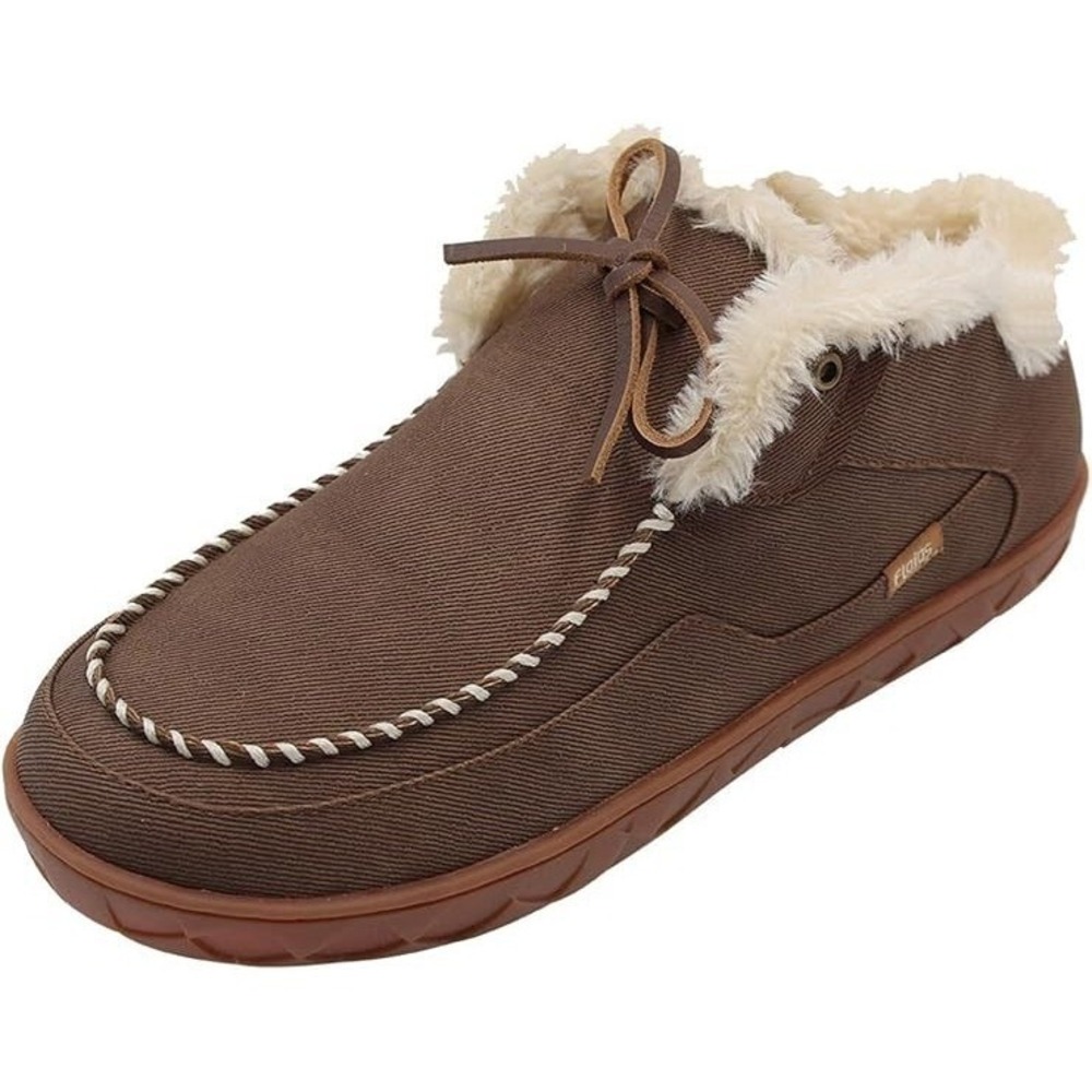 Flojos Unisex Adults Size Mens 5 Womens 6 Tonga Lined Comfort Slippers Brown